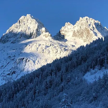 90 M With Garden In Mont-blanc Apartmán *